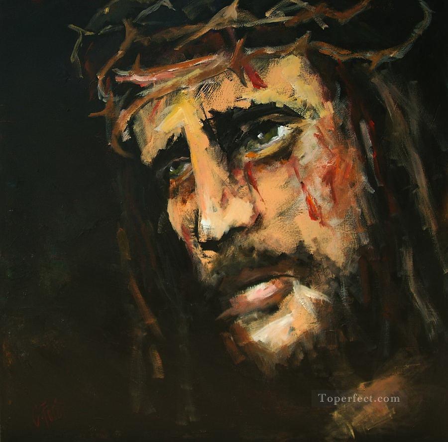 crucifié Jésus carole foret Religieuse Christianisme Peintures à l'huile